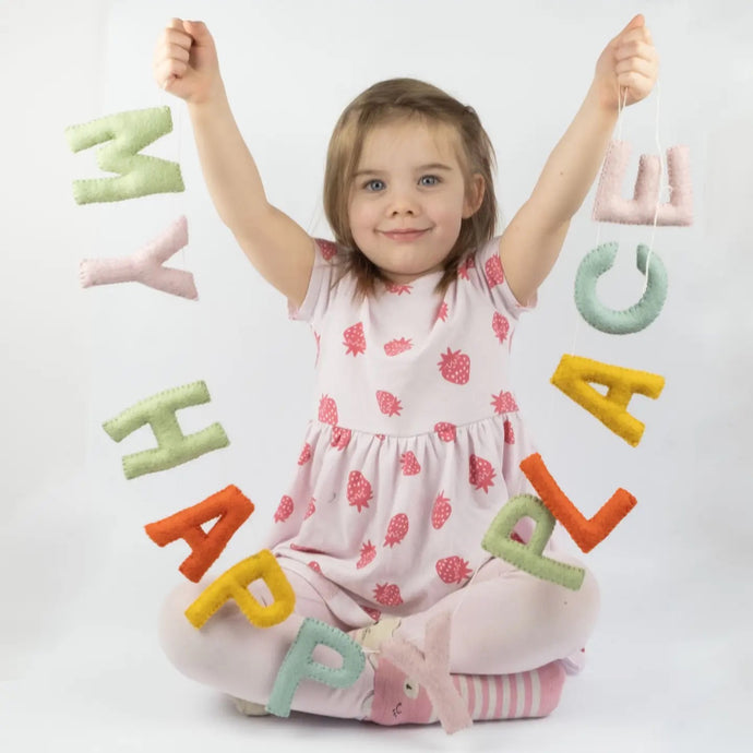 Felted Banner Garland | The Winding Road