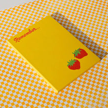 Load image into Gallery viewer, Remember Strawberry Notepad | Bromstad Printing Co.