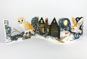 Silent Flight Collage Card by Mark Hearld | Art Angels