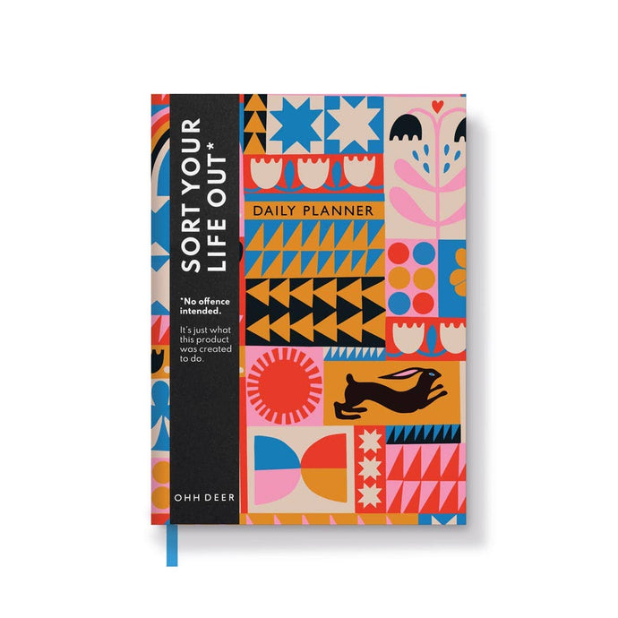 Abstract Patchwork Daily Planner (Undated) | Ohh Deer