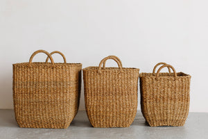 Square Laundry Basket, harvest: Set of 3 | Will & Atlas