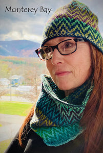 Oscilla Hat and Cowl Kit | Freia Yarns