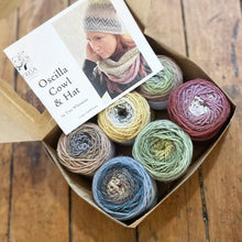 Load image into Gallery viewer, Oscilla Hat and Cowl Kit | Freia Yarns