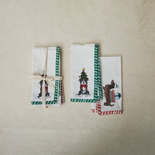 Load image into Gallery viewer, Embroidered Dog  Holiday Napkins | Creative Co-op