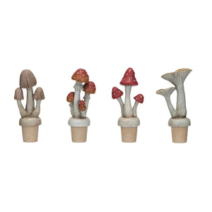 Mushroom Bottle Stoppers | Creative Co-op