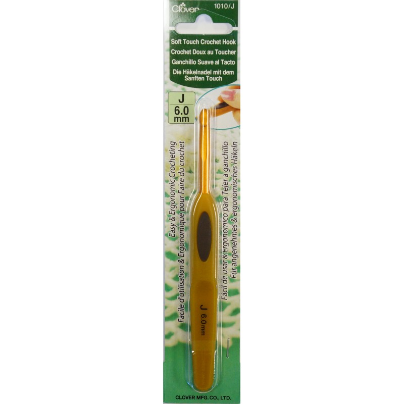  Clover Soft Touch 5.5-mm Crochet Hooks, Size I (1009/I)